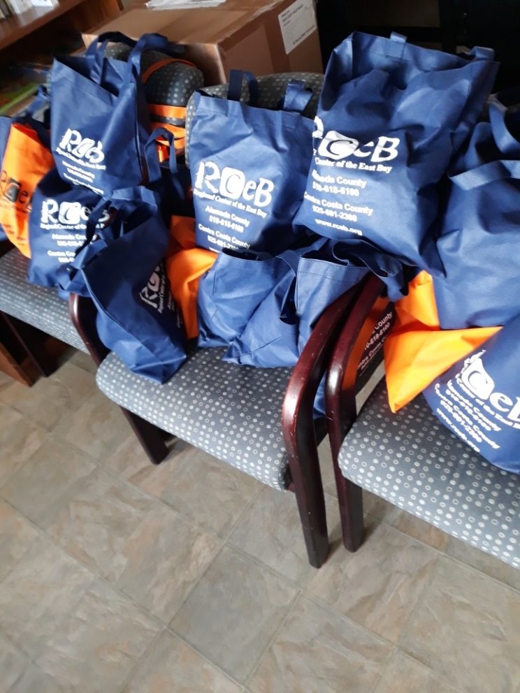 bags of personal protective equipment